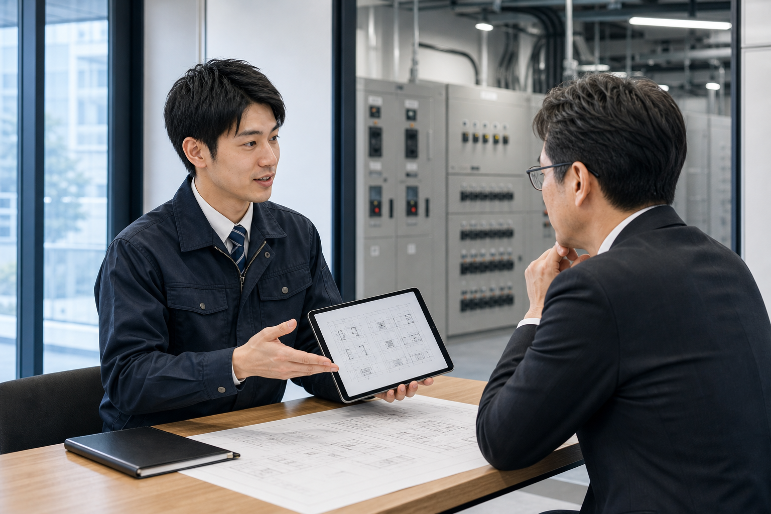 野崎電気工業 施工イメージ